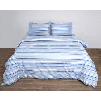 Σετ Παπλωματοθήκη Υπέρδιπλη 220x240 Border 3003 Anna Riska